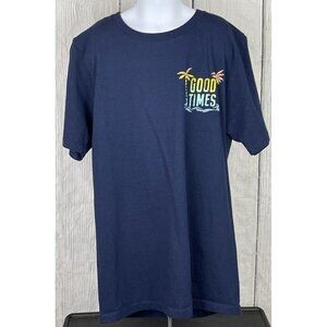 Capsule Boys Large Blue Short Sleeve T-Shirt "Good Times" Surf Beach